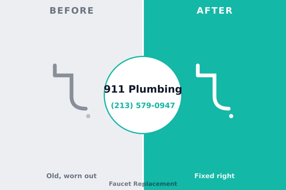 Before and after: plumbing repair Somers Point, NJ